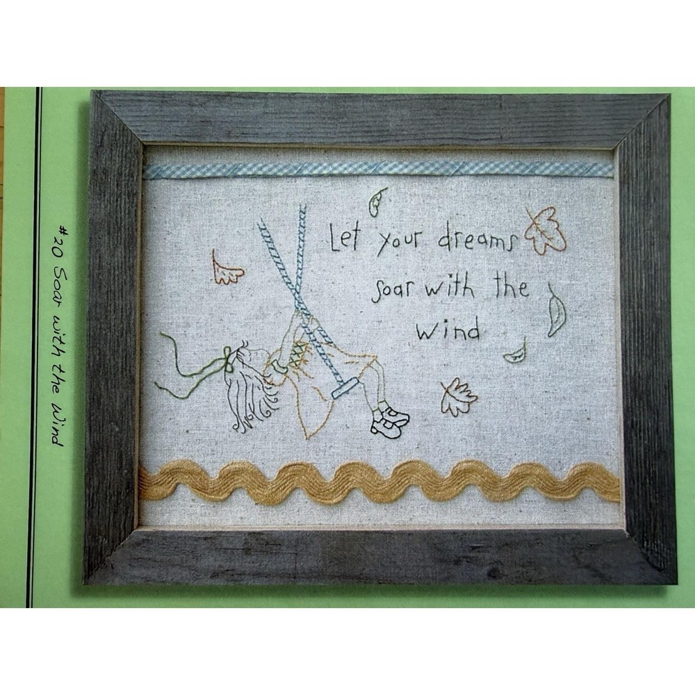 Nutmeg Hare Stitchery Pattern ~ SOAR WITH THE WIND # 20